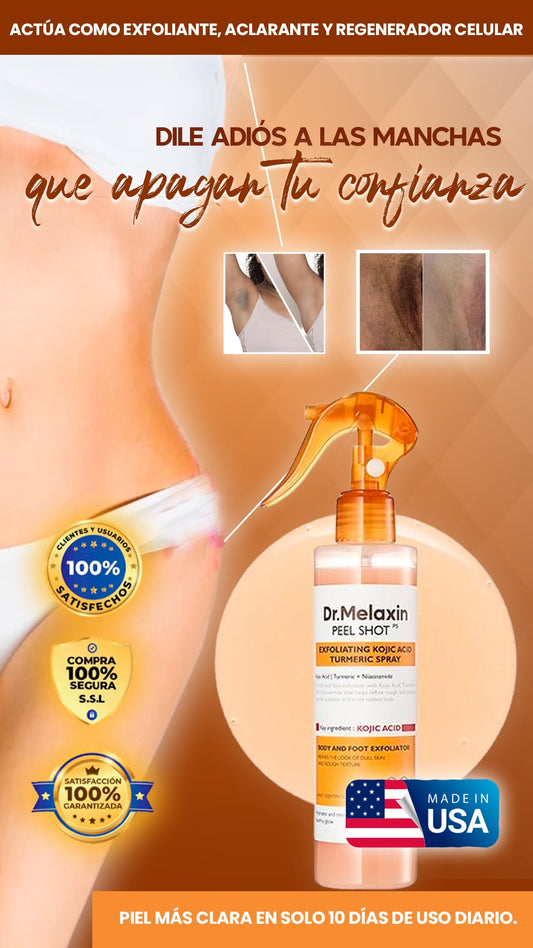Dr. Melaxin Body Spray| Exfoliante coreano para una piel uniforme